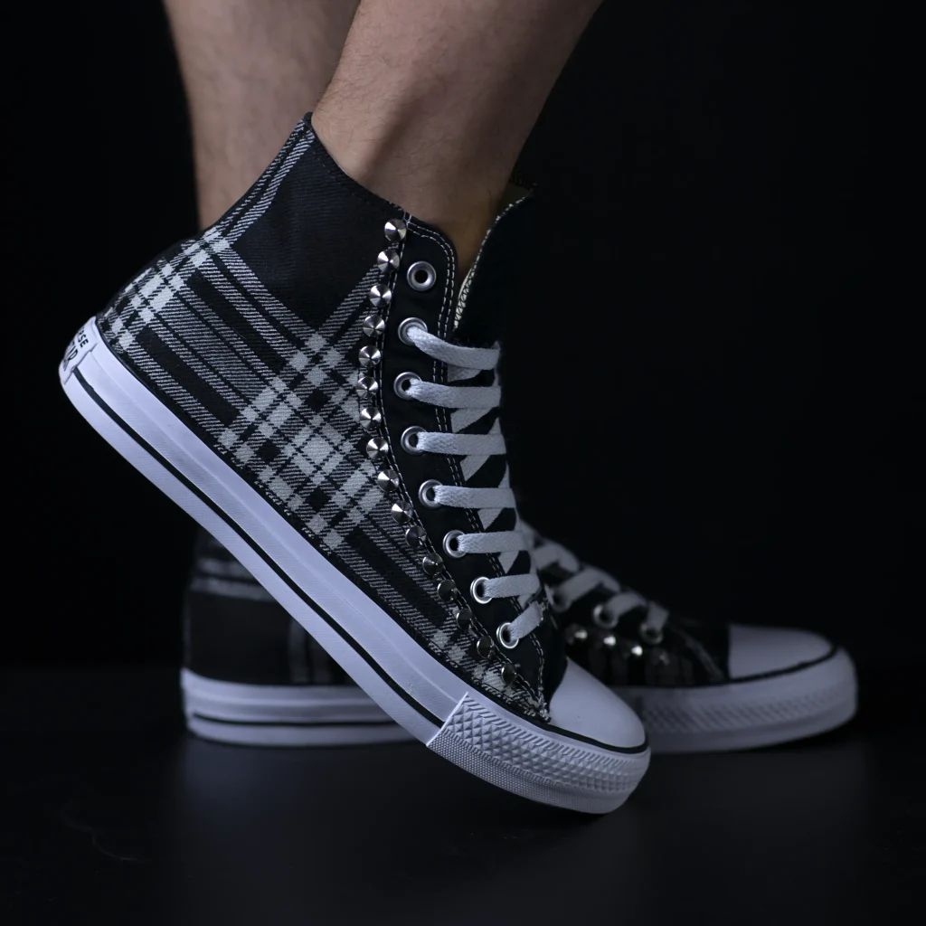 converse englishman in new york allstar sneakers personalizzate tessuto da dressed