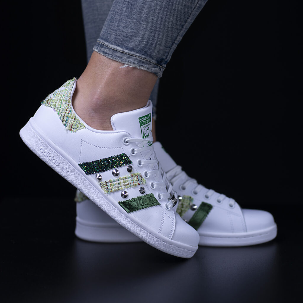 stan smith in flight adidas sneakers personalizzate da dressed
