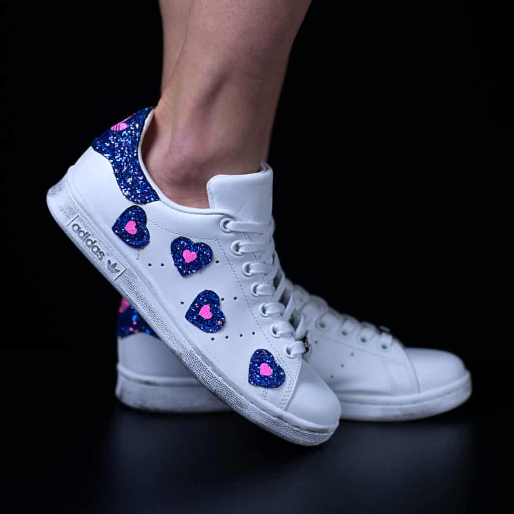 stan smith tell it to my heart adidas sneakers personalizzate da dressed