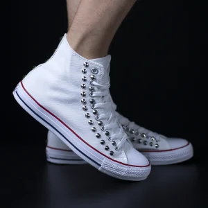 converse flow allstar sneakers personalizzate borchie da dressed