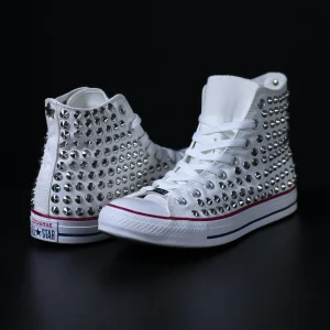 converse lonely boy allstar sneakers personalizzate borchie da dressed