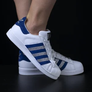 superstar everlong adidas sneakers personalizzate scamosciato glitter da dressed