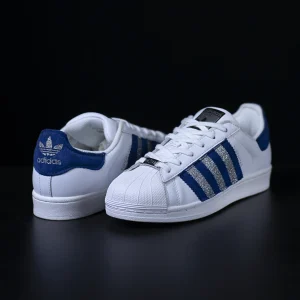superstar everlong adidas sneakers personalizzate scamosciato glitter da dressed